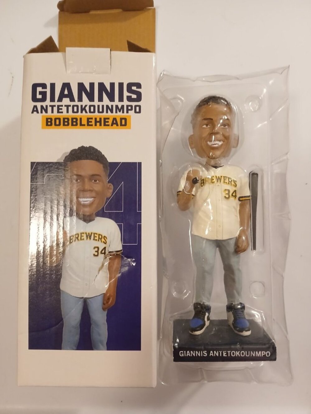 Giannis Atetokounmpo Milwaukee Brewers Bobble Head